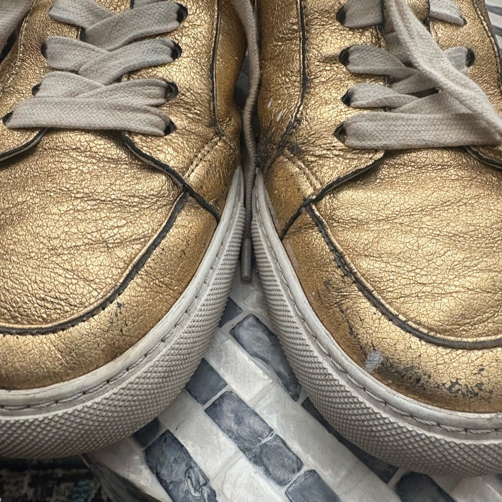 Zadig & Voltaire Gold High Flash Sneakers‎ size 39 - Picture 6 of 16